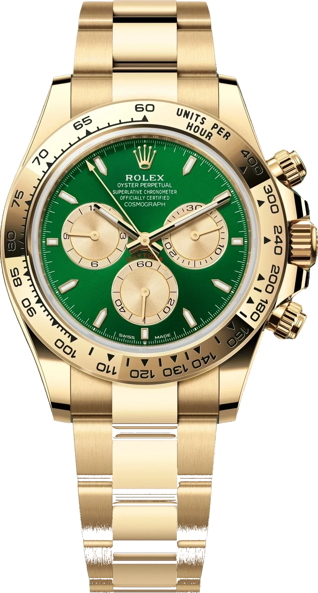 Rolex Cosmograph Daytona - 126508 gold green